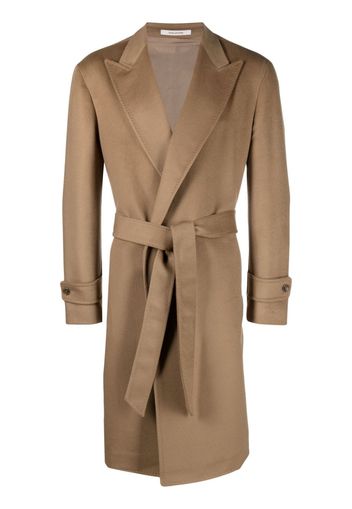 Tagliatore belted virgin-wool coat - Toni neutri