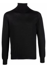 Tagliatore fine-knit roll-neck jumper - Nero