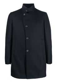 Tagliatore asymmetric button fasten coat - Blu