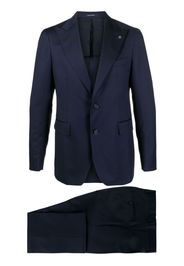 Tagliatore single-breasted button two-piece set - Blu