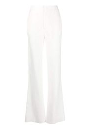 Tagliatore high-waisted flared trousers - Bianco