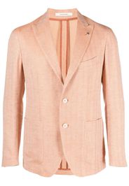 Tagliatore single-breasted herringbone blazer - Arancione