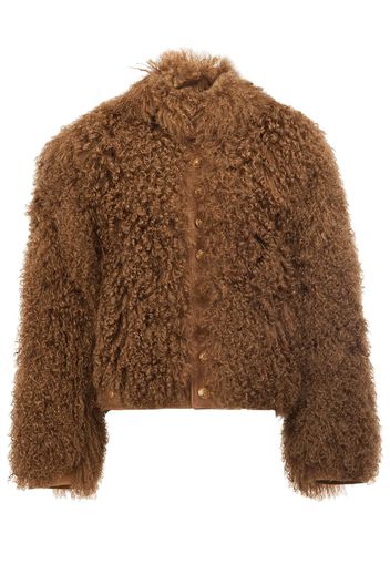 Takahiromiyashita The Soloist Bomber effetto peluche - Marrone