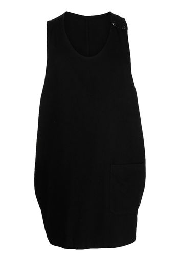 Takahiromiyashita The Soloist sleeveless long tank top - Nero