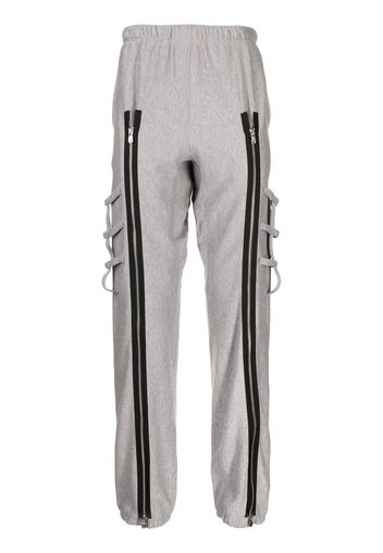 Takahiromiyashita The Soloist Pantaloni sportivi con zip - Grigio