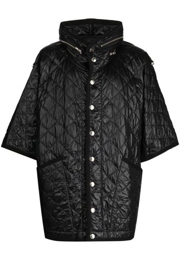 Takahiromiyashita The Soloist quilted half-sleeved jacket - Nero