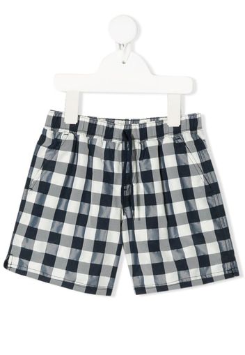 Terre Exotique checkered swim shorts