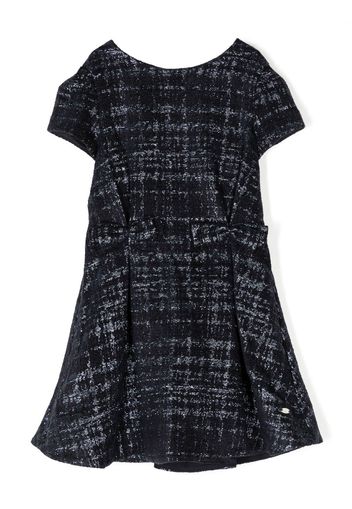 Tartine Et Chocolat tweed metallic-detailing dress - Blu