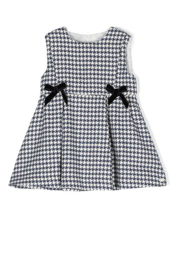 Tartine Et Chocolat houndstooth sleeveless dress - Blu