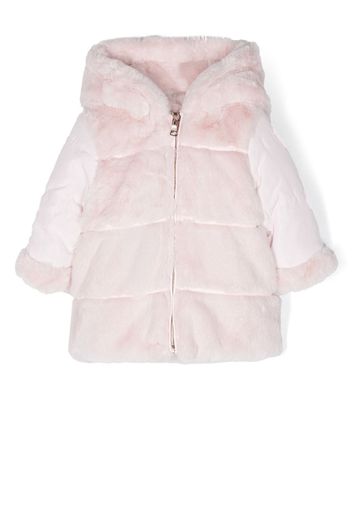 Tartine Et Chocolat faux-fur padded jacket - Rosa