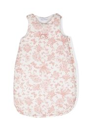 Tartine Et Chocolat logo-embroidered floral-print sleep bag - Bianco