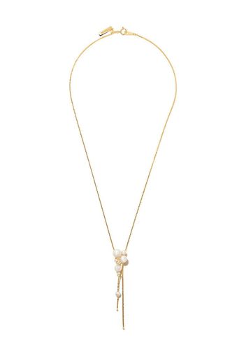 Collana con pendente Aurora in oro 18kt e perle Akoya