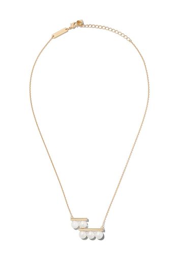 TASAKI "Collana con pendente Balance in oro 18kt, diamanti e perla"