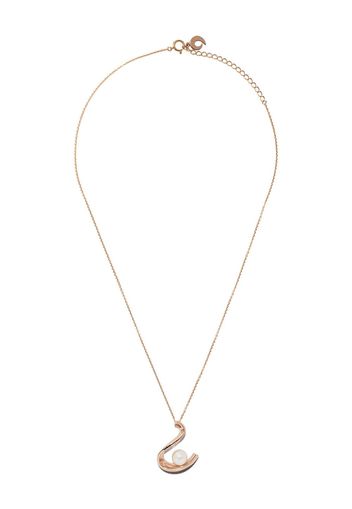 TASAKI Collana con pendente Cascade in oro rosa 18kt con perle Akoya