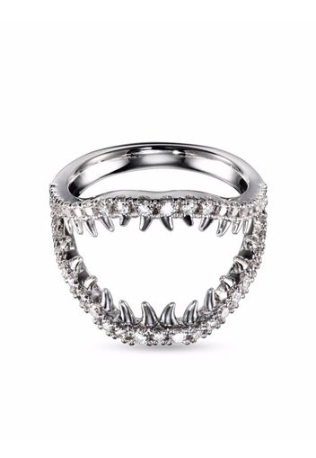 TASAKI 18kt white gold Gulper diamond ring - Argento