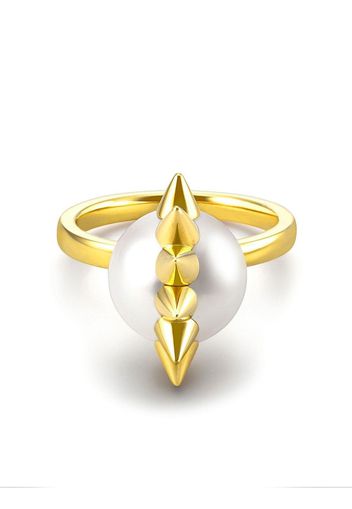 TASAKI Anello Danger Spike in oro giallo 18kt con perla