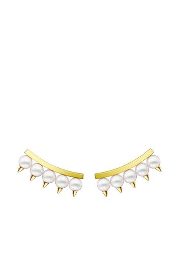 TASAKI Orecchini a bottone Danger Plus in oro giallo 18kt