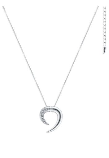 TASAKI 18kt white gold Collection Line Danger Horn diamond necklace - Argento