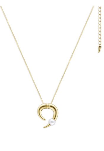 TASAKI 18kt yellow gold Collection Line Danger Horn pearl necklace - Oro
