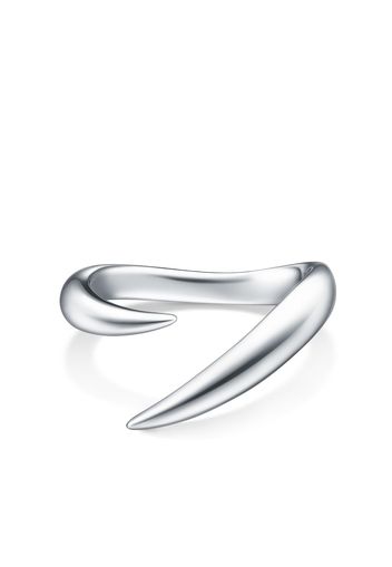 TASAKI 18kt white gold Collection Line Danger Horn Plus ring - Argento