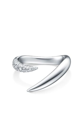 TASAKI 18kt white gold Collection Line Danger Horn diamond ring - Argento