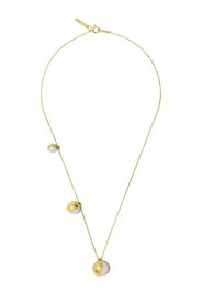 Collana con pendente Arlequin in oro giallo 18kt e perle