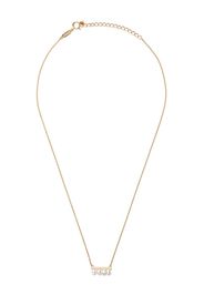 Collana con pendente in oro 18kt, diamanti e perla Akoya Balance