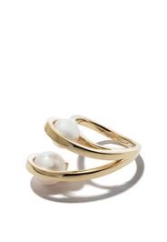 TASAKI Anello Aurora in oro giallo 18kt con perle Akoya