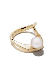 TASAKI Anello Cascade in oro 18kt con perla Akoya