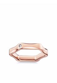 TASAKI Anello LABELLO 1 in oro rosa 18kt con diamanti