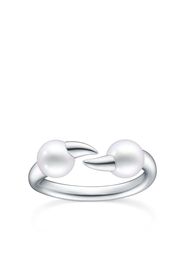 TASAKI 18kt white gold Collection Line Danger pearl ring - Argento