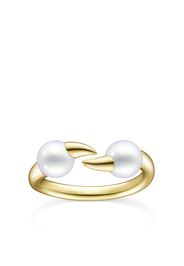 TASAKI 18kt yellow gold Collection Line Danger Fang pearl ring - Oro