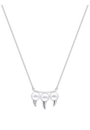 TASAKI 18kt white gold Collection Line Fang pearl necklace - Argento