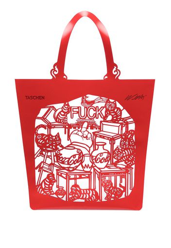 TASCHEN Borsa a mano Ai Weiwei. The China Bag Cats and Dogs - Rosso