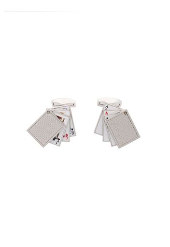 Moving Playing Cards Cufflink