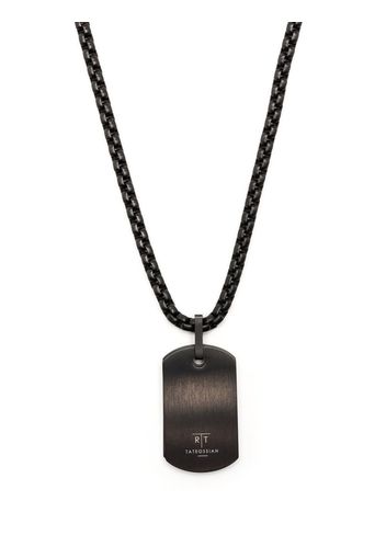 Tateossian Collana con pendente - Nero