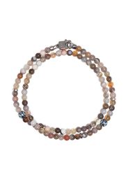 Tateossian sterling silver beaded bracelet - Grigio