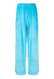 TEAM WANG design Pantaloni dritti Stay For The Night - Blu