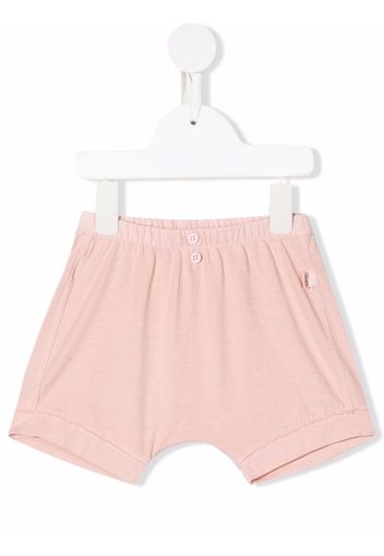 TEDDY & MINOU elasticated-waist cotton shorts - Rosa