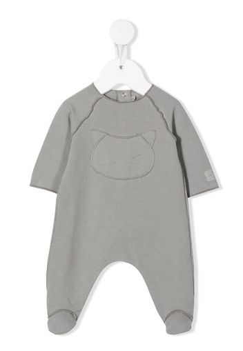 TEDDY & MINOU Body con ricamo - Grigio