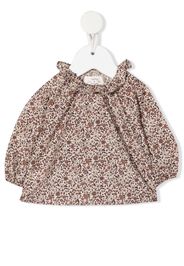 TEDDY & MINOU floral-print ruffled blouse - Toni neutri