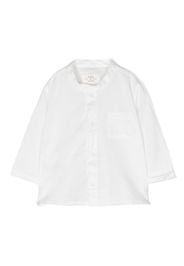 TEDDY & MINOU cotton blend tunic shirt - Bianco