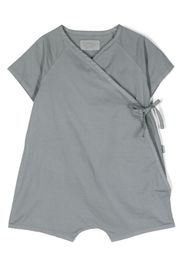 TEDDY & MINOU wrap-design stretch-cotton shortie - Grigio
