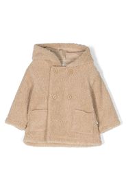 TEDDY & MINOU faux-shearling hooded jacket - Toni neutri