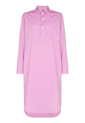 TEKLA TEKLA UNISEX SLPWR PPLIN NIGHTSHRT - Rosa