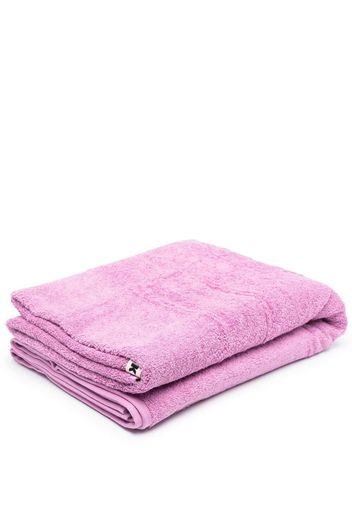 TEKLA logo-patch organic-cotton towel - Rosa