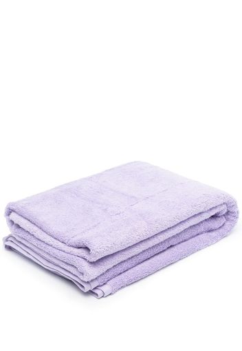 TEKLA logo-patch organic-cotton towel - Viola