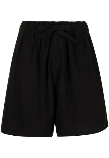 TEKLA Shorts con coulisse - Nero