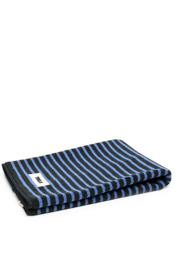 TEKLA striped terry-cloth towel - Nero