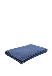 TEKLA logo-patch organic cotton towel - Blu